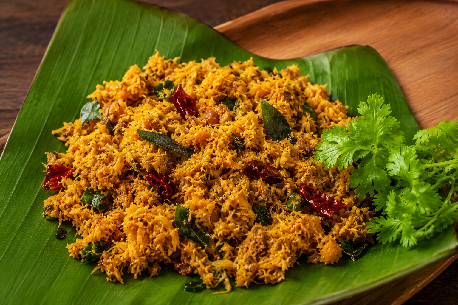 Sura Puttu, traditional South Indian scrambled fish dish